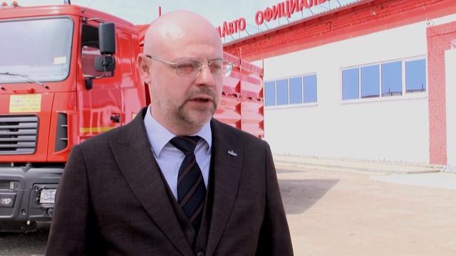 Новый МАЗ зерновоз представлен в г. Саратове