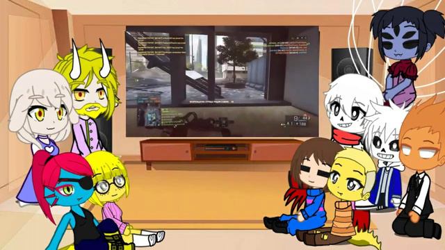 Реакция Undertale на Мармока и Куплинова(Вот это поворот!!!)/Gacha club смотреть онлайн