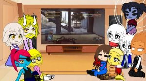 Реакция Undertale на Мармока и Куплинова(Вот это поворот!!!)/Gacha club