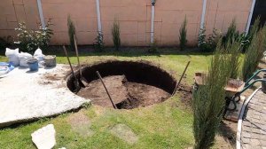 Строительство бассейна часть 1 ПВХ бассейн