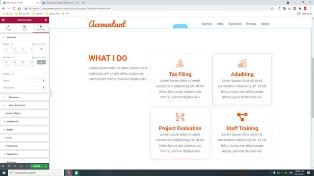 [EP2] Accountant Personal Website Design Course with Wordpress & Elementor