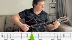 Jingle Bells - как играть на гитаре
