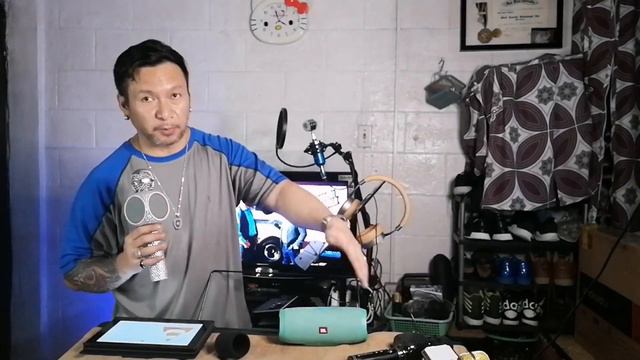 JBL charge 3 + multiple bluetooth microphone.... смотреть онлайн