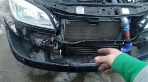 Opel Zafira A OPC / Опель Зафира А ОПЦ / 2.0 turbo intercooler / интеркулер А2