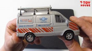 Про машинки. ГАЗ 2752 СОБОЛЬ фургон "Помощь на дороге". Модель машины масштаб 1/43.