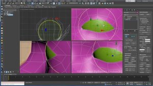 Моделирование головы женщины в 3ds Max. Часть 6 - Детализируем веки