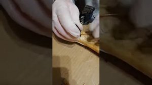 Украшение рукоятки топора медной проволокой своими руками!
