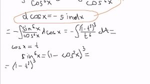 Интеграл. Замена переменных. Синусы и Косинусы. Часть 1.