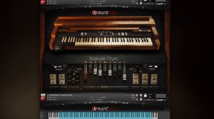 Vintage Organs UI Kontakt Interface Overview