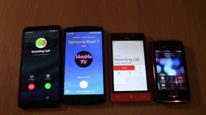 Incoming call & Outgoing call at the Same time Honor 9s+Samsung Galaxy Wave Y+HTC+Nexus 5