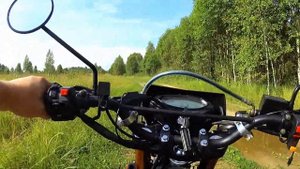 Путешествие на мотоцикле Минск Х-250 в заброшенную деревню