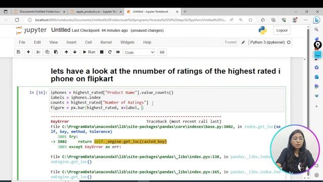 Python For Data Analyst | Day 21 | Apple I phone Sales Analysis Project | Free 30 Day Class Data
