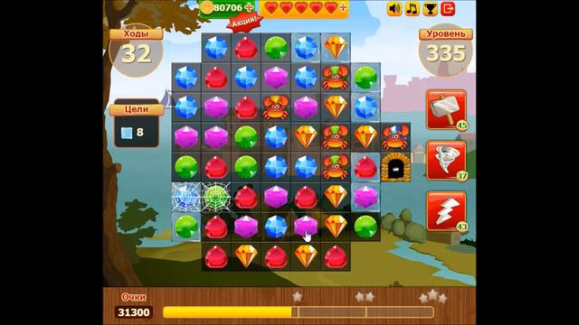 Уровень 335 Сокровища пиратов смотреть онлайн