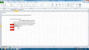 20.How to do conditional formatting in MS excel Part 1