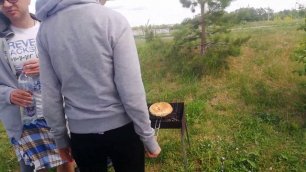 Ч 2 Вкусный Шашлык из Свинины приготовленный на решетке в Пензенской области в Кроптово 11 июня 2022