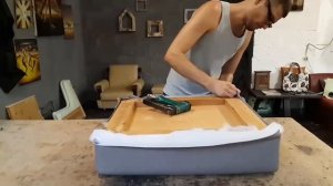 Ремонт мебели. Реставрация кресла-кровати своими руками.