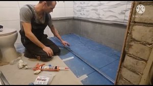 Экран для ванны из плитки!