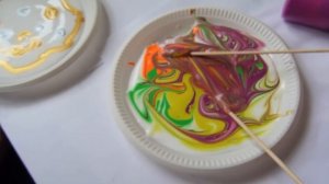 Необычное рисование с детьми/ Рисуем по клею ПВА/Rita Rylikova