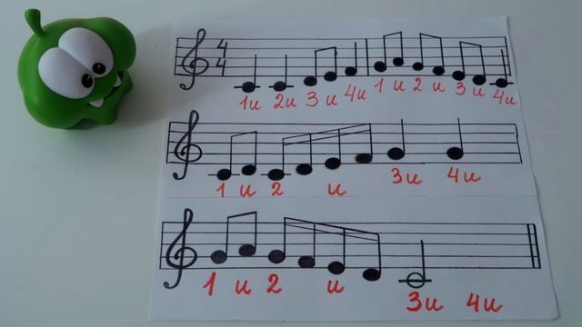 Дирижирование. Музыкальный размер 4/4. Как считать длительности в размере 4/4. Упражнения смотреть онлайн