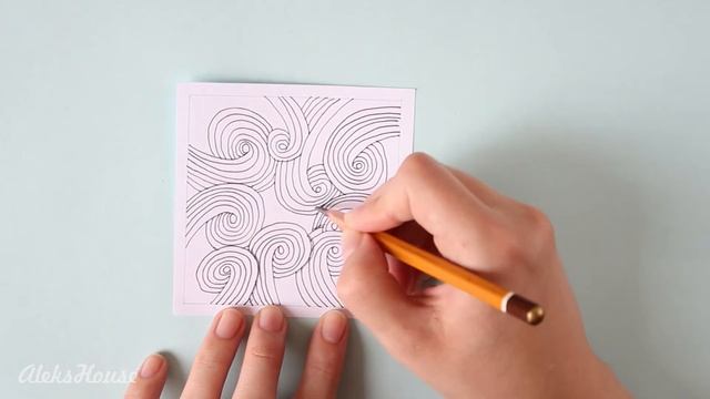 Zentangle step by step tutorial 36