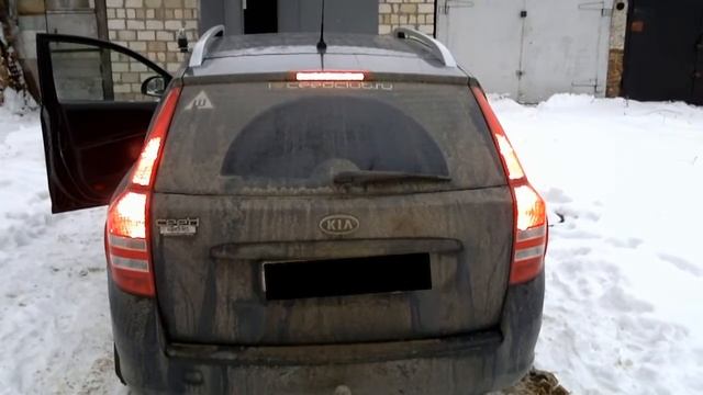 Как снять задний фонарь киа сид универсал
