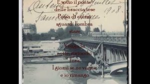 Il ponte Mirabeau - G. Apollinaire