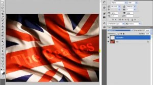 Фишки Фотошопа. Надпись на флаге