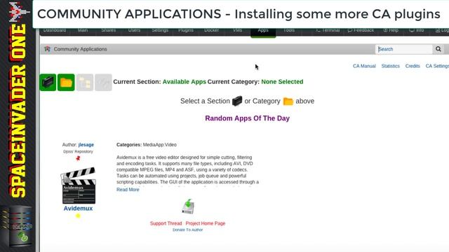 Must have unRAID Plugins Part1 The Community Applications Family of Plugins. смотреть онлайн