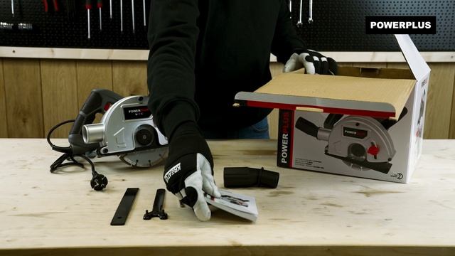 POWERPLUS - POWE80050 Muurfrees Unboxing смотреть онлайн