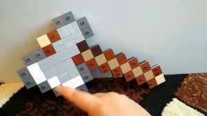 Обзор Майнкрафт топора из LEGO.