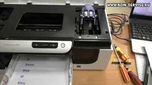 Неудачная попытка восстановления головы HP OFFICEJET PRO 8000, 8500.