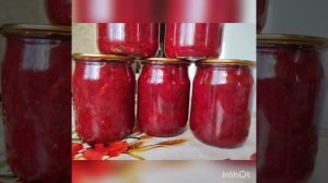заправка для БОРЩА с капустой, в автоклаве.  Кому нравится яркий красный цвет борща это не ваше))))