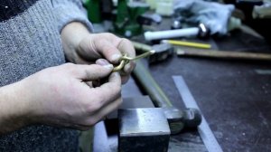 Изготовление язычка для пряжки урок № 3