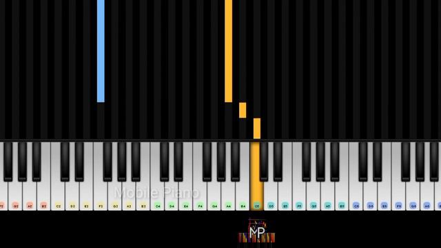 PUBG Main Theme | Easy Piano Tutorial | Mobile Piano смотреть онлайн
