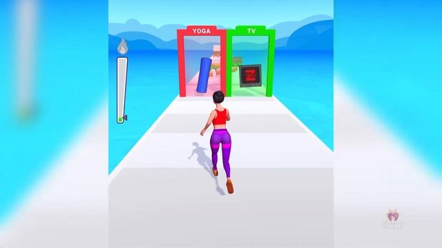 Twerk Race 3d Gameplay All Levels Android, iOS смотреть онлайн