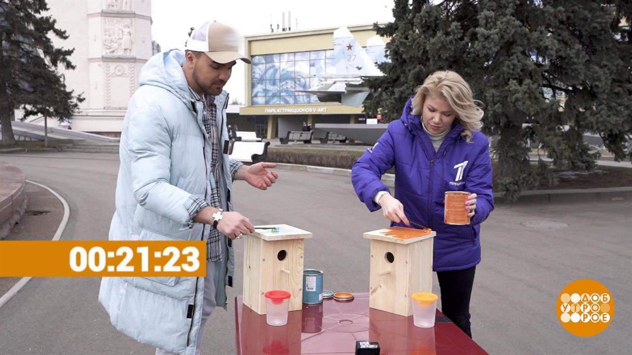 Александр Панайотов и его малярные хитрости. Доброе утро. Суббота. Фрагмент выпуска от 10.04.2021