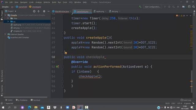 МК Java Змейка смотреть онлайн