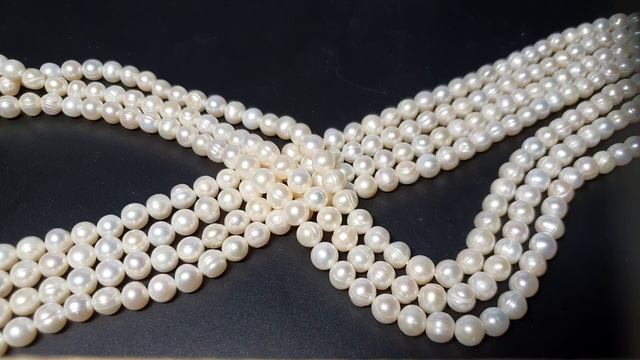 Обзор недорогого, но красивого жемчуга. Жемчуг натуральный. #жемчуг смотреть онлайн