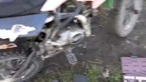 Клин двигателя на питбайке !