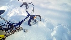 Складной велосипед зимой - Не надо бояться