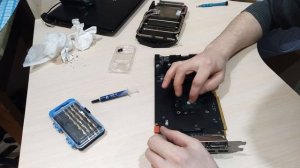 GTX 1070 TI. ЗАМЕНА ТЕРМОПАСТЫ на ВИДЕОКАРТЕ.