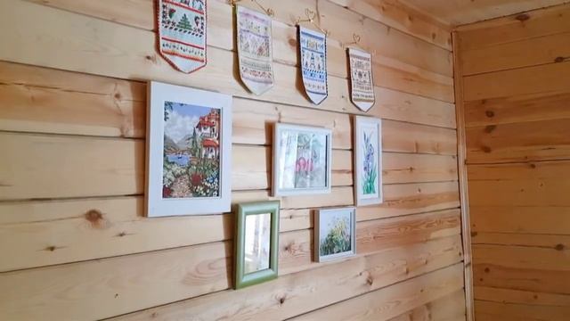 ВЫШИТЫЕ КАРТИНЫ в ДАЧНОМ ИНТЕРЬЕРЕ