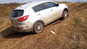 попытка 1 киа спортейдж в горку