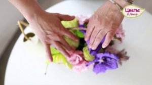 Уход за композициями цветов в корзинах. "Цветы в Лиге"