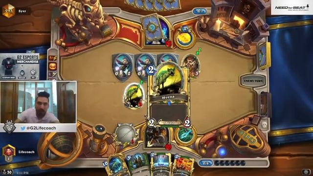 Hearthstone Lifecoach Getting Legend Rank with Cloaked Huntress Hunter