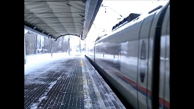 "Сапсан" ЭВС1 / Отправление с Ленинградского вокзала смотреть онлайн