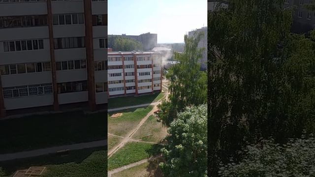 Пожар в Десногорске