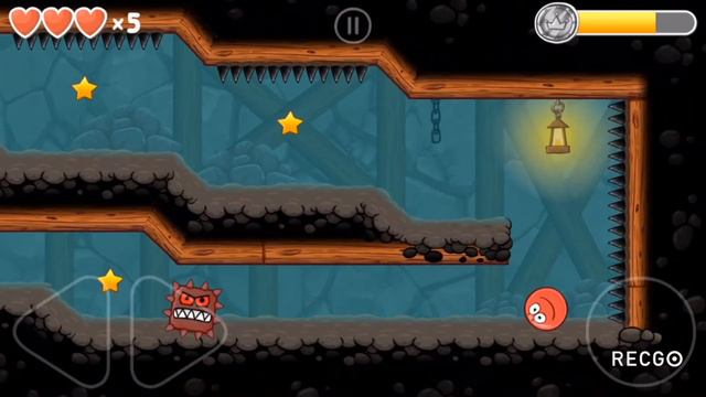 Несносный КРАСНЫЙ ШАР против черного квадрата. Красный шар 4. Мультик Red Ball 4. Уровень 61-65