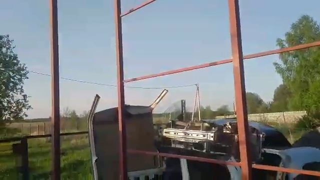 Обзор на разборный ангар, грузовой гараж, цех.