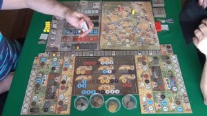 171 Орлеан 1/2 часть   играем в настольную игру. Orleans